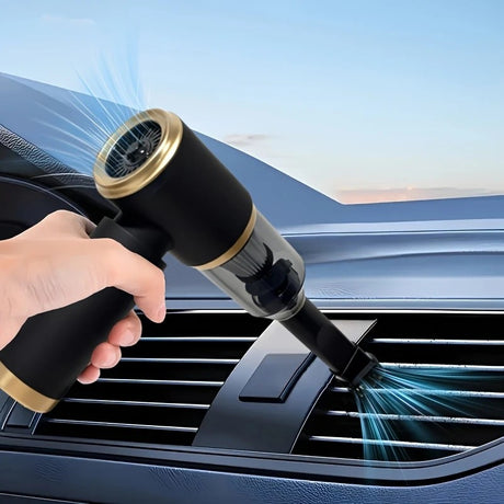 Blow-Suction Integrated Cordless Handheld Vacuum, Powerful & Portable Design, Ideal for Cars, Homes, Offices, Effortlessly Cleans Pet Hair.