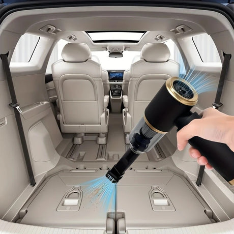 Blow-Suction Integrated Cordless Handheld Vacuum, Powerful & Portable Design, Ideal for Cars, Homes, Offices, Effortlessly Cleans Pet Hair.