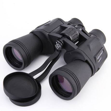 10x50 HD Binoculars - Wide Angle Large Eyepiece - Night Vision for Birdwatching Hiking Concerts - Lightweight & Portable（Black blade）