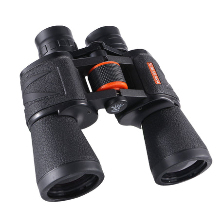 10x50 HD Binoculars - Wide Angle Large Eyepiece - Night Vision for Birdwatching Hiking Concerts - Lightweight & Portable（Black blade）