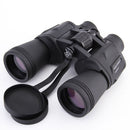 10x50 HD Binoculars - Wide Angle Large Eyepiece - Night Vision for Birdwatching Hiking Concerts - Lightweight & Portable(Orange handwheel)