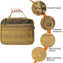 Multifunctional Hanging Toiletry Bag, 8-Compartment Storage, Waterproof and Portable, Essential for Travel and Home Use(brown)