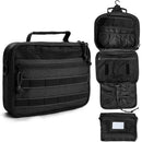 Multifunctional Hanging Toiletry Bag, 8-Compartment Storage, Waterproof and Portable, Essential for Travel and Home Use(brown)