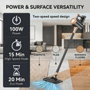 4-in-1 cordless vacuum cleaner, 50000RPM motor, 10000Pa suction, 180° rotating brush head, dual speed settings, lightweight and convenient./golden