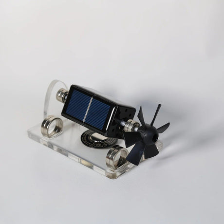 Magnetic levitation solar ornament, zero power consumption anti-gravity rotation, light luxury desktop decoration, full of tech appeal, perfect for gifting or personal use.
