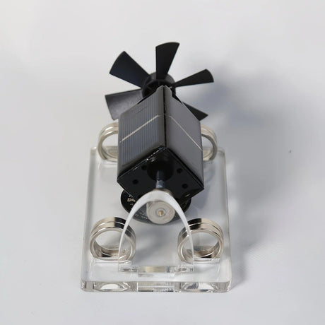 Magnetic levitation solar ornament, zero power consumption anti-gravity rotation, light luxury desktop decoration, full of tech appeal, perfect for gifting or personal use.