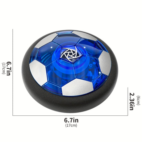 Floating Soccer Toy, Floating Rebound, LED Lights, Glides on Multiple Surfaces, Parent-Child Interaction, Develops Coordination Skills