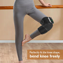 Heated Knee Massager with Heat Therapy – 3 Temp Levels, Vibration Massage, Rechargeable & Adjustable Straps(BLACK)