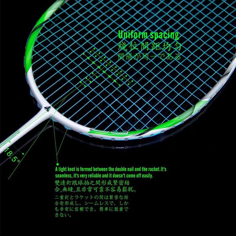 ESPER Explorer X-RACE 38S Badminton Racket 4U 84g Full Carbon Fiber Beginner G5 Aerodynamic Lightweight Racket