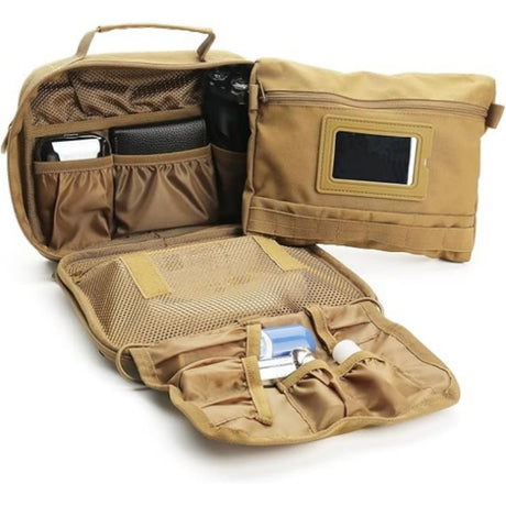 Multifunctional Hanging Toiletry Bag, 8-Compartment Storage, Waterproof and Portable, Essential for Travel and Home Use(GREEN)