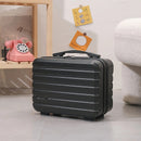 14 Inch Mini Makeup Case, Lightweight Cosmetic Travel Bag with Shoulder Strap & Zipper Closure(GREEN)