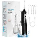 L8 Cordless Water Flosser | Rechargeable Portable Oral Irrigator, IPX7 Waterproof, 4 Modes with DIY Pressure Adjustment, High-Frequency Pulse Cleans Between Teeth Thoroughly/white