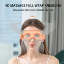 4D Smart Multifunctional Eye Massager with Air Pressure, Vibration, Heating, and Music.