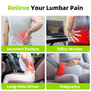 1 Lumbar Support Pillow for Lower Back and Posture - Memory Foam Cushion with Adjustable Strap, Breathable Mesh Cover and Dual Straps (Office Chair, Car, Gaming) - Spine Health Aid, Office Furniture, Back Cushion, Back Pain Relief Pad