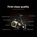 Spinning Reel Fishing Reel, Metal Spool, Metal Handle, 5.2:1 Gear Ratio, 10KG Drag, Smooth and Sensitive Line Output, Left/Right Hand Interchangeable, Rotating Fishing Reel, Suitable for Freshwater and Saltwater(HE3000)