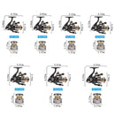 Spinning Reel Fishing Reel, Metal Spool, Metal Handle, 5.2:1 Gear Ratio, 10KG Drag, Smooth and Sensitive Line Output, Left/Right Hand Interchangeable, Rotating Fishing Reel, Suitable for Freshwater and Saltwater(HE6000)