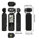 Full HD Handheld Action Camera with 16GB Memory, Portable Pocket Gimbal Camera for Outdoor Travel Vlogging, Featuring a Handheld Gimbal and 1.9-inch Screen.WHITE