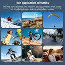 Full HD Handheld Action Camera with 16GB Memory, Portable Pocket Gimbal Camera for Outdoor Travel Vlogging, Featuring a Handheld Gimbal and 1.9-inch Screen.ORANGE