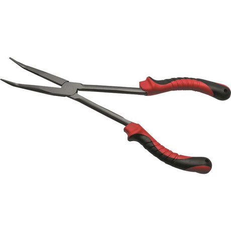 Multi-functional Fishing Pliers - Long Nose, Rust-proof & Anti-slip, Easy Hook Removal & Fish Control（Blue straight pliers）