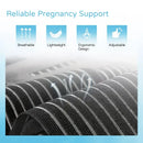 2-in-1 Pregnancy Support & Belly Band, Breathable Skin-Friendly Lightweight, Ergonomic Fit, Relieves Lower Back & Pubic Discomfort, Full Protection During Pregnancy & Postpartum/BLACK.XL code
