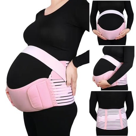 2-in-1 Pregnancy Support & Belly Band, Breathable Skin-Friendly Lightweight, Ergonomic Fit, Relieves Lower Back & Pubic Discomfort, Full Protection During Pregnancy & Postpartum/BLACK.XL code