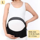 2-in-1 Pregnancy Support & Belly Band, Breathable Skin-Friendly Lightweight, Ergonomic Fit, Relieves Lower Back & Pubic Discomfort, Full Protection During Pregnancy & Postpartum/BLACK.XL code