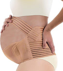 2-in-1 Pregnancy Support & Belly Band, Breathable Skin-Friendly Lightweight, Ergonomic Fit, Relieves Lower Back & Pubic Discomfort, Full Protection During Pregnancy & Postpartum/complexion.L code