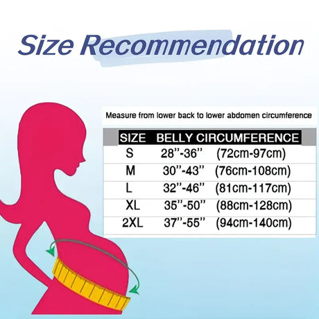 2-in-1 Pregnancy Support & Belly Band, Breathable Skin-Friendly Lightweight, Ergonomic Fit, Relieves Lower Back & Pubic Discomfort, Full Protection During Pregnancy & Postpartum/complexion.M code