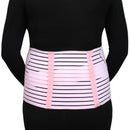 2-in-1 Pregnancy Support & Belly Band, Breathable Skin-Friendly Lightweight, Ergonomic Fit, Relieves Lower Back & Pubic Discomfort, Full Protection During Pregnancy & Postpartum/PINK.L code