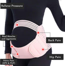 2-in-1 Pregnancy Support & Belly Band, Breathable Skin-Friendly Lightweight, Ergonomic Fit, Relieves Lower Back & Pubic Discomfort, Full Protection During Pregnancy & Postpartum/PINK.L code