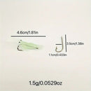 Glow-in-the-Dark Shrimp Lure 20-Piece Box Set | Night Fishing Essential, Soft Plastic Lure with Hooks, Suitable for Freshwater and Saltwater, Ideal for Bass/Trout/Crappie/Walleye/Redfish