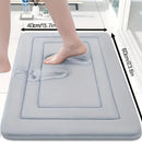 RED Geometric Pattern, Soft Lightweight Skin-Friendly, Bathroom Accessory, Toilet Anti-Slip Mat, Bathroom Mat, Machine Washable, Suitable for Shower Room, Bathroom Doorway, Bedroom Room Decoration, Modern Bath Mat, Durable Bathroom Floor Mat
