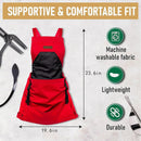 Oxford Cloth Multifunctional Gardening Apron, Thickened Durable Lightweight Large Pocket, Back Cross Straps Unisex(YELLOW)