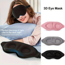 3D Sleep Mask with Nose Rest, Designed for Side Sleepers, Total Blackout 3D Sleep Mask, Unisex, Night Eye Cover, Soft & Breathable Eye Mask, Zero-Pressure Relaxing Sleep Mask for Night Use (Black)