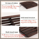 "Better Than Acupressure! The Solid Wood Foot Roller Families Love, Relieves Pain All Day Long"