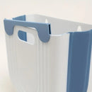 1 Portable Folding Trash Can with Hook - Modern Minimalist Rectangular Design, Space-Saving Durable Plastic Kitchen Bathroom Trash Can, No Power Required, Easy-Clean Surface.purple