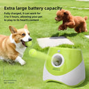 Automatic Pet Ball Launcher Toy with 3 Smart Launch Modes, Built-in Li-ion Battery & USB Charging, Long Battery Life, Indoor/Outdoor Use, Perfect Interactive Training Toy for Small and Medium Dogs.(aqua)