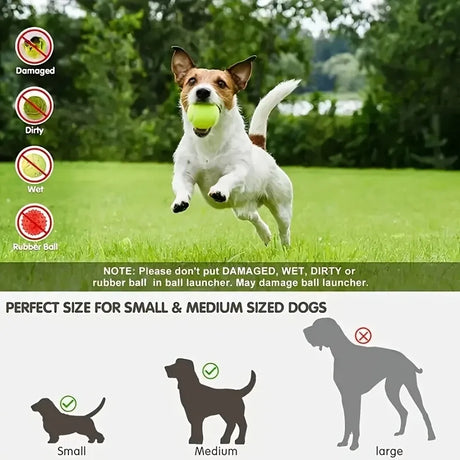 Automatic Pet Ball Launcher Toy with 3 Smart Launch Modes, Built-in Li-ion Battery & USB Charging, Long Battery Life, Indoor/Outdoor Use, Perfect Interactive Training Toy for Small and Medium Dogs.(aqua)