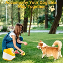 Automatic Pet Ball Launcher Toy with 3 Smart Launch Modes, Built-in Li-ion Battery & USB Charging, Long Battery Life, Indoor/Outdoor Use, Perfect Interactive Training Toy for Small and Medium Dogs.(aqua)