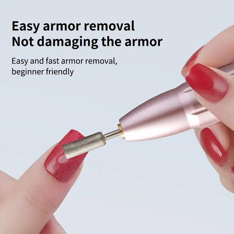 Professional Nail Drill: Quiet and Efficient, LED Digital Display, 31 Accessories for All-in-One Use, Easy for Beginners to Master。white