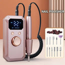 Professional Nail Drill: Quiet and Efficient, LED Digital Display, 31 Accessories for All-in-One Use, Easy for Beginners to Master。white