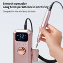 Professional Nail Drill: Quiet and Efficient, LED Digital Display, 31 Accessories for All-in-One Use, Easy for Beginners to Master.rose gold