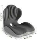 Ergonomic Memory Foam Seat Cushion provides comfortable lumbar and back support, suitable for office chairs and car seats. Reduces pressure and relieves back pain, lightweight and portable with moderate softness, a thoughtful gift for family and friends.