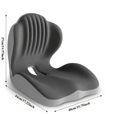 Ergonomic Memory Foam Seat Cushion provides comfortable lumbar and back support, suitable for office chairs and car seats. Reduces pressure and relieves back pain, lightweight and portable with moderate softness, a thoughtful gift for family and friends.