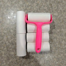 1 Handle + 6 Refill Rolls Lint Roller! Home Clothing and Pet Hair Cleaning Roller, Tear-off Adhesive Sheets, Strong Stickiness Won't Damage Fabrics, Essential Home Cleaning Must-Have