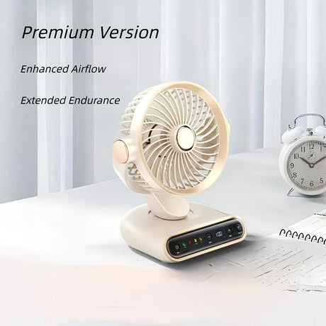 Grayish Purple   AI Smart Circulating Fan: 4 Modes + Silent Airflow, Your All-Scenario Cooling Companion。