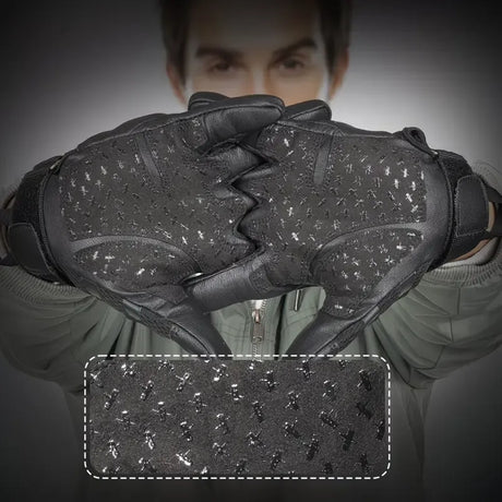 Full-Finger Multi-Functional Tactical Gloves, TPU Exoskeleton Impact Protection, Five-Finger Touchscreen Precision Control, Anti-Slip Wear-Resistant Palm, Essential for Outdoor Riding and Tactical Training./black.M code