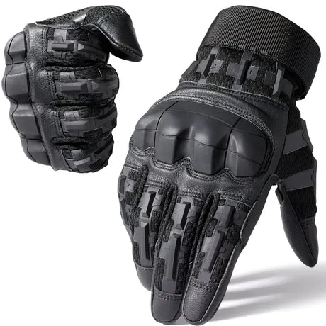 Full-Finger Multi-Functional Tactical Gloves, TPU Exoskeleton Impact Protection, Five-Finger Touchscreen Precision Control, Anti-Slip Wear-Resistant Palm, Essential for Outdoor Riding and Tactical Training./GREEN .M code