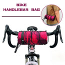 Cycling top tube bag, 2.4L large capacity holds all your small essentials, six reflective strips keep you safe during night rides, detachable for use as a crossbody bag, one bag for multiple uses./Scarlet camouflage