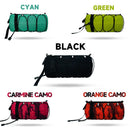 Cycling top tube bag, 2.4L large capacity holds all your small essentials, six reflective strips keep you safe during night rides, detachable for use as a crossbody bag, one bag for multiple uses./Scarlet camouflage